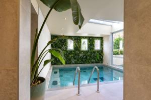 a swimming pool in a house with a plant at Best Western Hotel & SPA Coeur De Cassis in Cassis