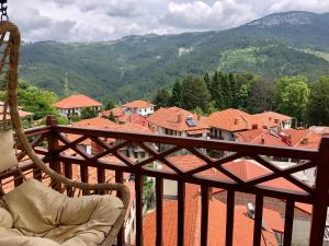 Nespecifikovaný výhled na hory nebo výhled na hory při pohledu z hotelu
