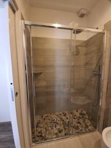 Koupelna v ubytování Hotel Villa Esedra