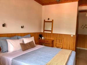 Postel nebo postele na pokoji v ubytování Apostolos Hotel