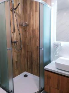 Koupelna v ubytování Hotel Ternopil