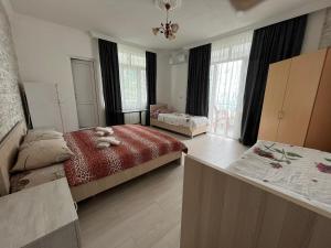 Letto o letti in una camera di Zuri Kvariati