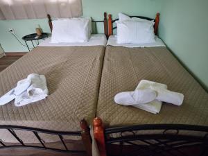 Ένα ή περισσότερα κρεβάτια σε δωμάτιο στο apartment with view