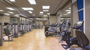 Fitness centrum a/nebo fitness zařízení v ubytování Wanda Vista Nanning