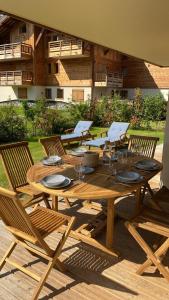 Fotografia z galérie ubytovania 4-room apartment with garden, gym and shared spa v destinácii Megève