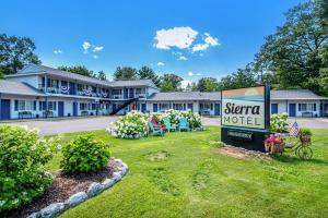 a motel sign in front of a motel at The Sierra Motel in Traverse City