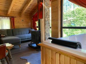 Posezení v ubytování Ayder Paradise Otel