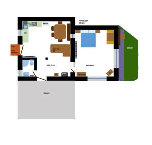 Plan piętra w obiekcie Casa del Conde - Ajanedo