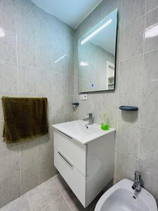 Koupelna v ubytování Studio Picassiano