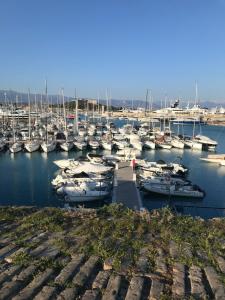 a marina filled with lots of boats in the water at ANTIBES très belle situation ! in Antibes