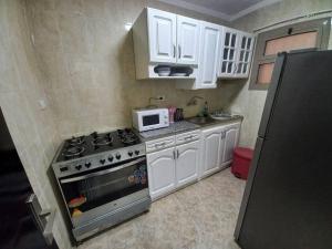 A cozinha ou kitchenette de Relaxing Apartment with garden view in New Cairo