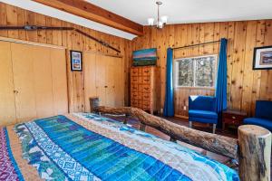 Ένα ή περισσότερα κρεβάτια σε δωμάτιο στο Knotty Hideaway - THE PERFECT BIG BEAR EXPERIENCE!