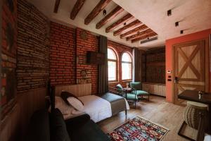 Posezení v ubytování Hotel Taverna Devolli