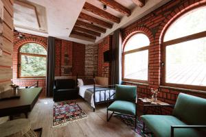 Posezení v ubytování Hotel Taverna Devolli