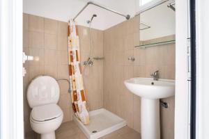 Koupelna v ubytování Sotirakis Hotel