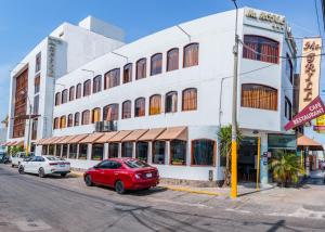 O edifício em que o hotel se localiza