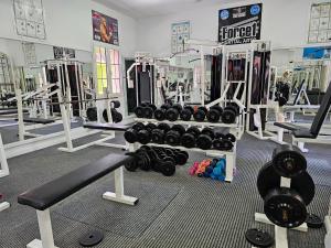 Fitness centrum a/nebo fitness zařízení v ubytování Gosia Apartment GYM Included