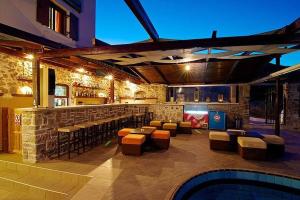 A patio or other outdoor area at Elia Meronas