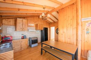 Η κουζίνα ή μικρή κουζίνα στο Cabaña Top