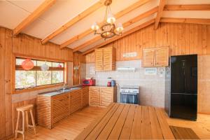 Η κουζίνα ή μικρή κουζίνα στο Cabaña Top