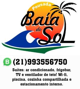 a logo for a resort in balaja do so at Pousada Baía do Sol Vilatur in Saquarema