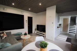 TV a/nebo společenská místnost v ubytování Pärnu Merimetsa Holiday Home