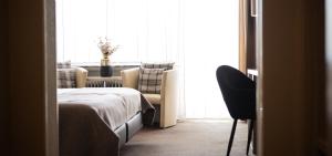 Postel nebo postele na pokoji v ubytování Hotel-Restaurant Jagdhaus Heede