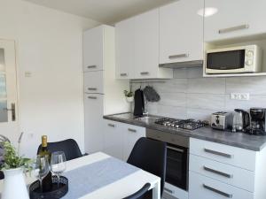 Kuchnia lub aneks kuchenny w obiekcie Antemma Apartment