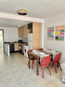 Kjøkken eller kjøkkenkrok på Apartamento Delta del Ebro