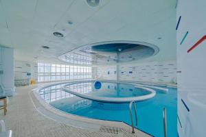 Bazén v ubytování Hotel Aqua Palace nebo v jeho okolí