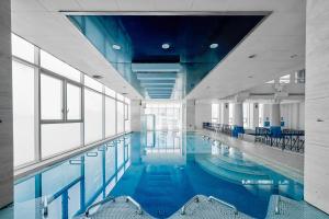 Bazén v ubytování Hotel Aqua Palace nebo v jeho okolí