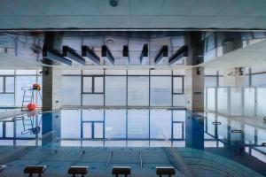 Bazén v ubytování Hotel Aqua Palace nebo v jeho okolí