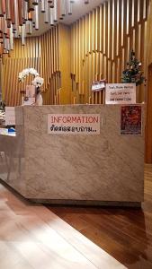 Lobbyn eller receptionsområdet på The Astra Chiang Mai Luxury Condo