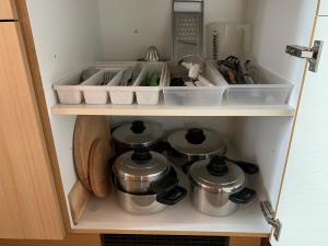 Kuchyňa alebo kuchynka v ubytovaní Appartements Karin Mitten im Grünen