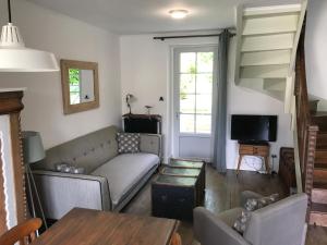 Χώρος καθιστικού στο Town house Jumilhac-le-Grand