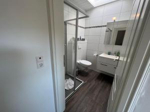 Koupelna v ubytování Hooge Hörn Bantje Wohnung 3