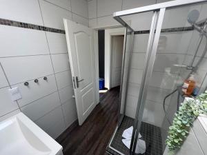 Koupelna v ubytování Hooge Hörn Bantje Wohnung 3