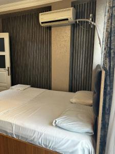 Postel nebo postele na pokoji v ubytování Eyüp Kral Small Suit