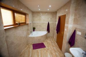 Koupelna v ubytování AG Apartment Gabčíkovo