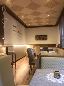 Ruang duduk di Albergo Bernard