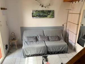 Posteľ alebo postele v izbe v ubytovaní Pavillons 7 et 56 Narbonne Plage