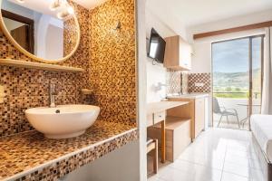 Koupelna v ubytování Sotirakis Hotel