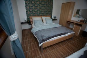 Postel nebo postele na pokoji v ubytování AG Apartment Gabčíkovo