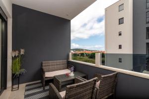 Balkón nebo terasa v ubytování Apartments Angelus