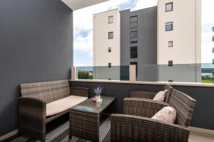 Posezení v ubytování Apartments Angelus