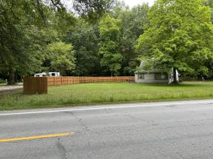 a small house on the side of a road at Prairie House RV Spaces in Deerfield