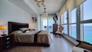 Giường trong phòng chung tại BAUPRES luxury apartment +38 ảnh