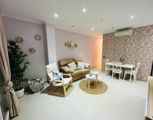Część wypoczynkowa w obiekcie Centro-Torre del mar - HOME RENT MALAGA