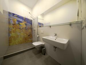 Baðherbergi á Replay apartmány