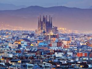 Výhľad na mesto Barcelona alebo výhľad na mesto priamo z apartmánu